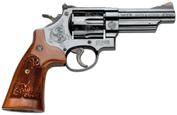 S&W 29 44MAG 4" AS 6-SHOT - BRIGHT BLUED MACHINE ENGRAVED